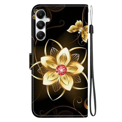 For Samsung Galaxy A35 5G Case Pattern Printing Anti-Drop Leather Flip Wallet Phone Cover with Lanyard