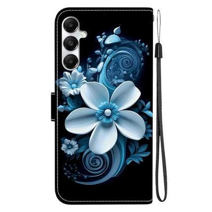 For Samsung Galaxy A35 5G Case Pattern Printing Anti-Drop Leather Flip Wallet Phone Cover with Lanyard