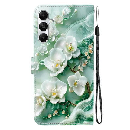 For Samsung Galaxy A35 5G Case Pattern Printing Anti-Drop Leather Flip Wallet Phone Cover with Lanyard