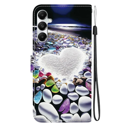 For Samsung Galaxy A35 5G Case Pattern Printing Anti-Drop Leather Flip Wallet Phone Cover with Lanyard