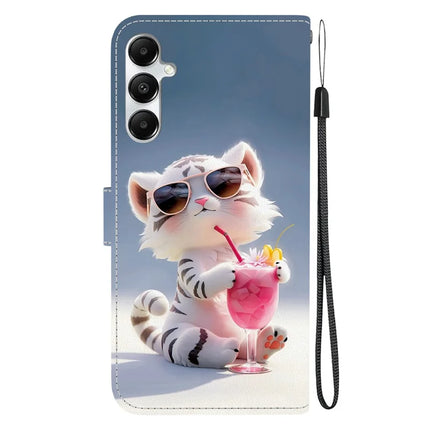 For Samsung Galaxy A35 5G Case Pattern Printing Anti-Drop Leather Flip Wallet Phone Cover with Lanyard