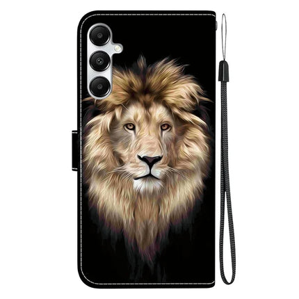 For Samsung Galaxy A35 5G Case Pattern Printing Anti-Drop Leather Flip Wallet Phone Cover with Lanyard