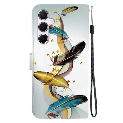 For Samsung Galaxy A55 5G Case Pattern Printing Anti-Drop Leather Flip Wallet Phone Cover with Lanyard