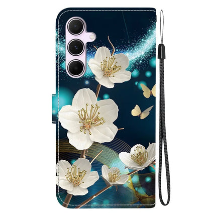 For Samsung Galaxy A55 5G Case Pattern Printing Anti-Drop Leather Flip Wallet Phone Cover with Lanyard