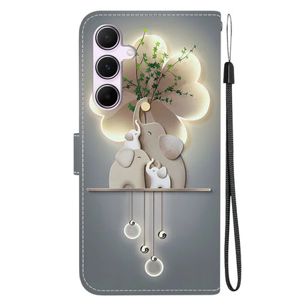 For Samsung Galaxy A55 5G Case Pattern Printing Anti-Drop Leather Flip Wallet Phone Cover with Lanyard