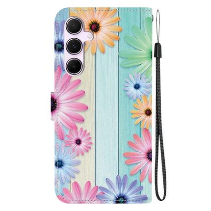 For Samsung Galaxy A55 5G Case Pattern Printing Anti-Drop Leather Flip Wallet Phone Cover with Lanyard