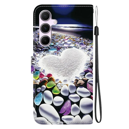 For Samsung Galaxy A55 5G Case Pattern Printing Anti-Drop Leather Flip Wallet Phone Cover with Lanyard