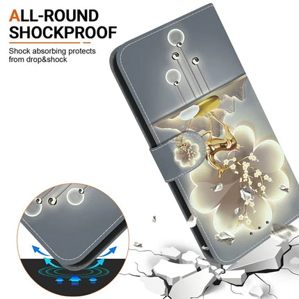 For Google Pixel 9 Pro  /  Pixel 9 Case Pattern Printing Anti-Drop Leather Flip Wallet Phone Cover with Lanyard