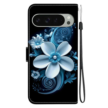 For Google Pixel 9 Pro  /  Pixel 9 Case Pattern Printing Anti-Drop Leather Flip Wallet Phone Cover with Lanyard
