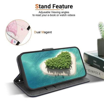 For Google Pixel 9 Pro  /  Pixel 9 Case Pattern Printing Anti-Drop Leather Flip Wallet Phone Cover with Lanyard