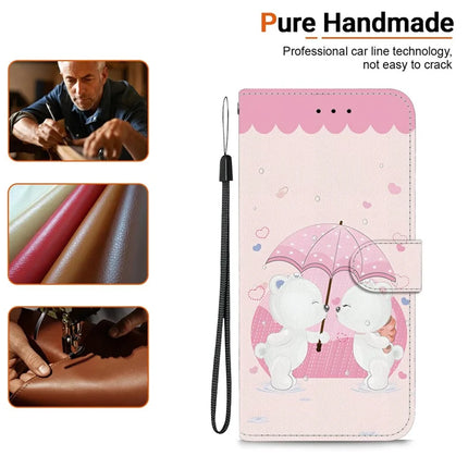 For Google Pixel 9 Pro  /  Pixel 9 Case Pattern Printing Anti-Drop Leather Flip Wallet Phone Cover with Lanyard