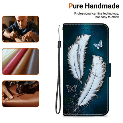 For Google Pixel 9 Pro XL Case Pattern Printing Anti-Drop Leather Flip Wallet Phone Cover with Lanyard