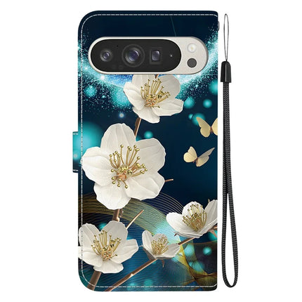 For Google Pixel 9 Pro XL Case Pattern Printing Anti-Drop Leather Flip Wallet Phone Cover with Lanyard