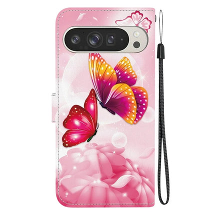 For Google Pixel 9 Pro XL Case Pattern Printing Anti-Drop Leather Flip Wallet Phone Cover with Lanyard