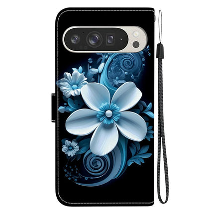 For Google Pixel 9 Pro XL Case Pattern Printing Anti-Drop Leather Flip Wallet Phone Cover with Lanyard