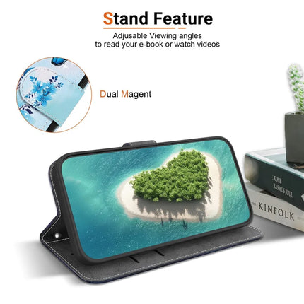 For iPhone 16 Plus Case Pattern Printing Anti-Drop Leather Flip Wallet Phone Cover with Lanyard