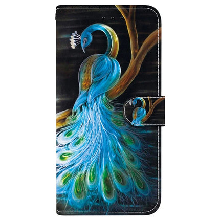 For iPhone 16 Pro Max Case Pattern Printing Anti-Drop Leather Flip Wallet Phone Cover with Lanyard