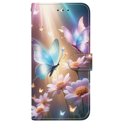 For iPhone 16 Pro Max Case Pattern Printing Anti-Drop Leather Flip Wallet Phone Cover with Lanyard