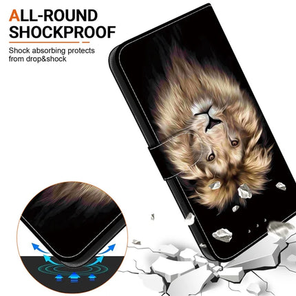 For iPhone 16 Pro Max Case Pattern Printing Anti-Drop Leather Flip Wallet Phone Cover with Lanyard