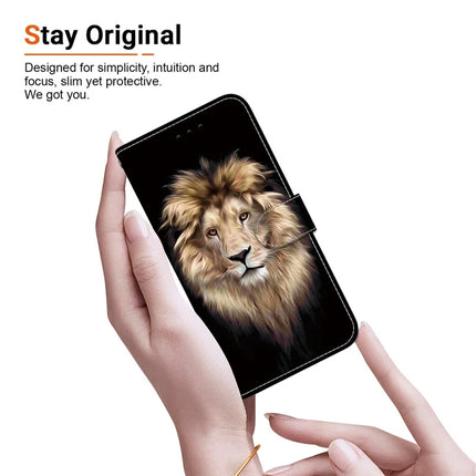 For iPhone 16 Pro Max Case Pattern Printing Anti-Drop Leather Flip Wallet Phone Cover with Lanyard