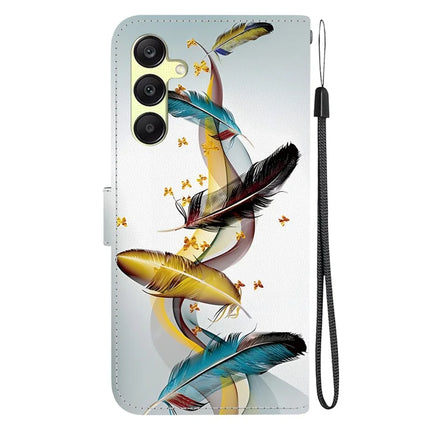 For Samsung Galaxy A25 5G (Global) (161.0 x 76.5 x 8.3mm) Case Pattern Printing Leather Wallet Phone Cover with Lanyard