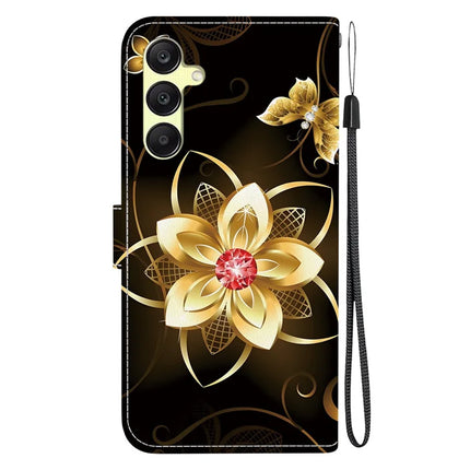For Samsung Galaxy A25 5G (Global) (161.0 x 76.5 x 8.3mm) Case Pattern Printing Leather Wallet Phone Cover with Lanyard