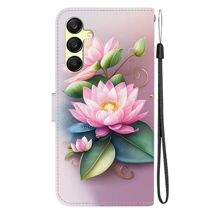 For Samsung Galaxy A25 5G (Global) (161.0 x 76.5 x 8.3mm) Case Pattern Printing Leather Wallet Phone Cover with Lanyard