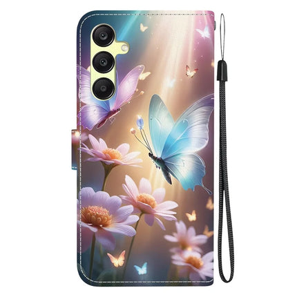 For Samsung Galaxy A25 5G (Global) (161.0 x 76.5 x 8.3mm) Case Pattern Printing Leather Wallet Phone Cover with Lanyard