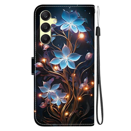 For Samsung Galaxy A25 5G (Global) (161.0 x 76.5 x 8.3mm) Case Pattern Printing Leather Wallet Phone Cover with Lanyard