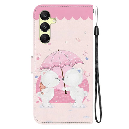 For Samsung Galaxy A25 5G (Global) (161.0 x 76.5 x 8.3mm) Case Pattern Printing Leather Wallet Phone Cover with Lanyard