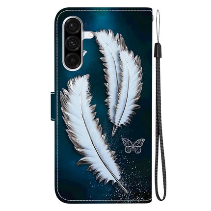 For Samsung Galaxy A56 5G  /  A36 5G Case Pattern Printing Anti-Drop Leather Flip Wallet Phone Cover with Lanyard