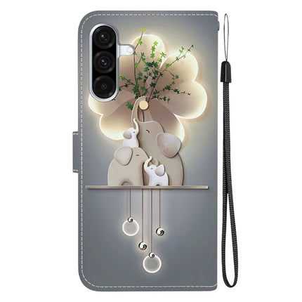 For Samsung Galaxy A56 5G  /  A36 5G Case Pattern Printing Anti-Drop Leather Flip Wallet Phone Cover with Lanyard