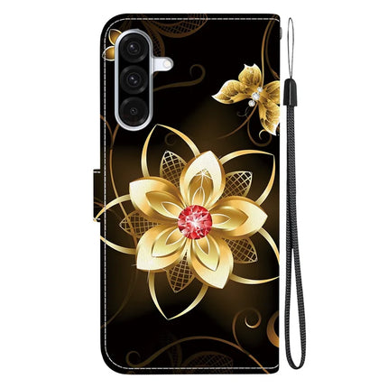 For Samsung Galaxy A56 5G  /  A36 5G Case Pattern Printing Anti-Drop Leather Flip Wallet Phone Cover with Lanyard