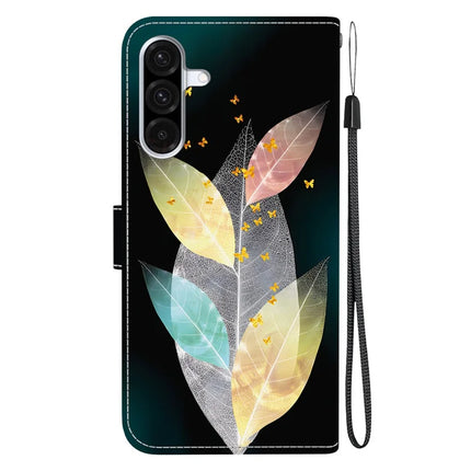 For Samsung Galaxy A56 5G  /  A36 5G Case Pattern Printing Anti-Drop Leather Flip Wallet Phone Cover with Lanyard