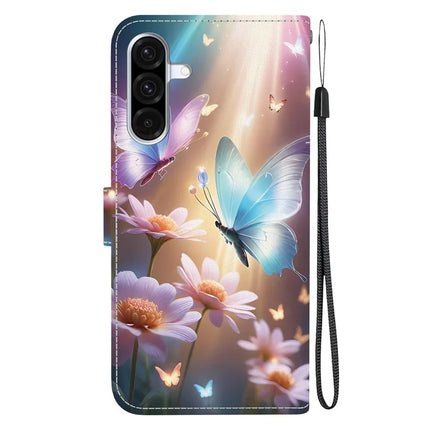 For Samsung Galaxy A56 5G  /  A36 5G Case Pattern Printing Anti-Drop Leather Flip Wallet Phone Cover with Lanyard