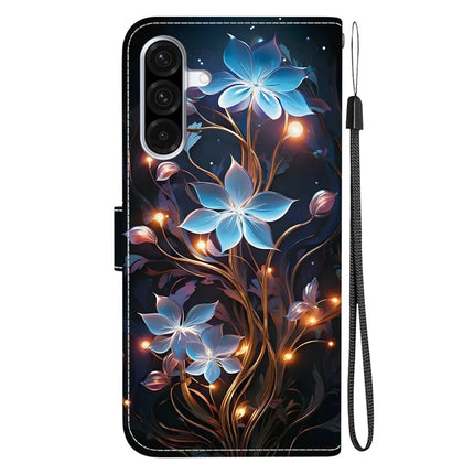 For Samsung Galaxy A56 5G  /  A36 5G Case Pattern Printing Anti-Drop Leather Flip Wallet Phone Cover with Lanyard