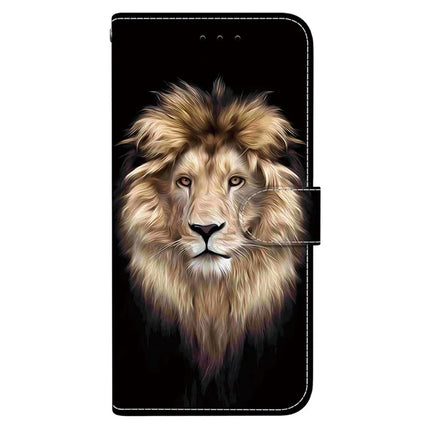 For Samsung Galaxy A56 5G  /  A36 5G Case Pattern Printing Anti-Drop Leather Flip Wallet Phone Cover with Lanyard