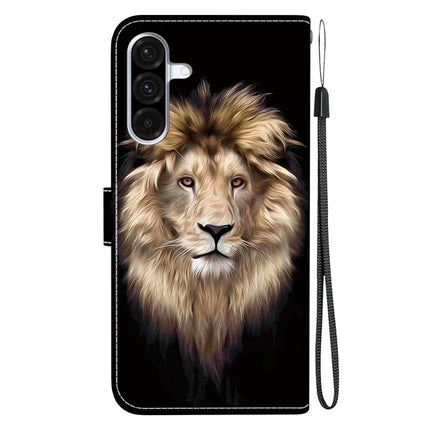 For Samsung Galaxy A56 5G  /  A36 5G Case Pattern Printing Anti-Drop Leather Flip Wallet Phone Cover with Lanyard