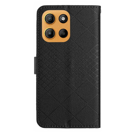 For Motorola Moto G15 4G Wallet Phone Case Imprint PU Leather Flip Folio Cover