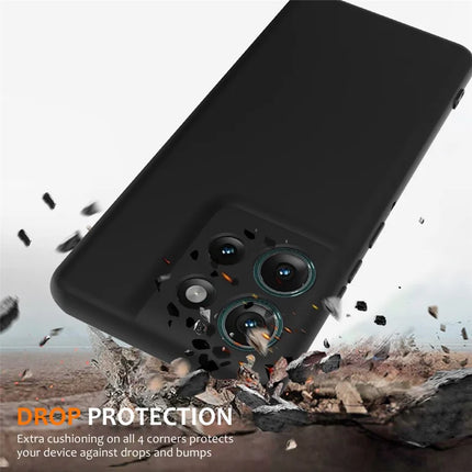 For Motorola Edge 50 5G Case Compatible with MagSafe Liquid Silicone Phone Cover with Lanyard