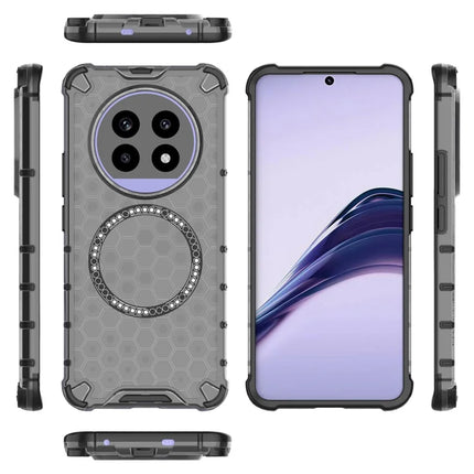 For Realme 13 Pro 5G (Global) Case Compatible with MagSafe Honeycomb Design TPU + PC Phone Cover