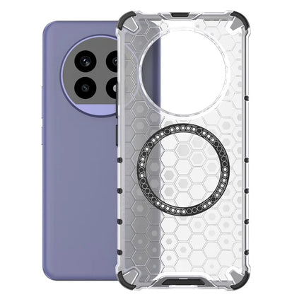 For Realme 13 Pro 5G (Global) Case Compatible with MagSafe Honeycomb Design TPU + PC Phone Cover