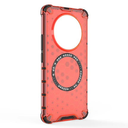 For Realme 13 Pro 5G (Global) Case Compatible with MagSafe Honeycomb Design TPU + PC Phone Cover