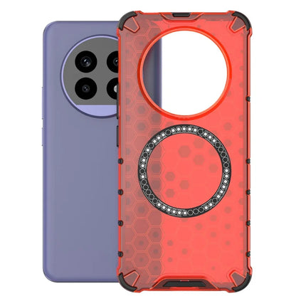 For Realme 13 Pro 5G (Global) Case Compatible with MagSafe Honeycomb Design TPU + PC Phone Cover