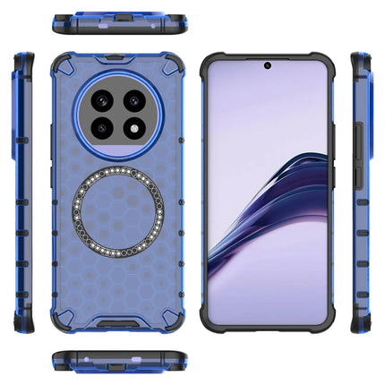 For Realme 13 Pro 5G (Global) Case Compatible with MagSafe Honeycomb Design TPU + PC Phone Cover