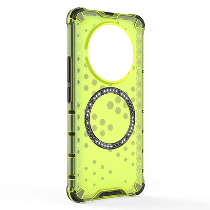 For Realme 13 Pro 5G (Global) Case Compatible with MagSafe Honeycomb Design TPU + PC Phone Cover