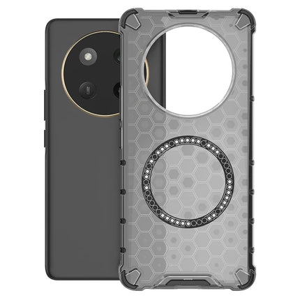 For Honor X60 Pro 5G Case Compatible with MagSafe Honeycomb Design TPU + PC Phone Cover