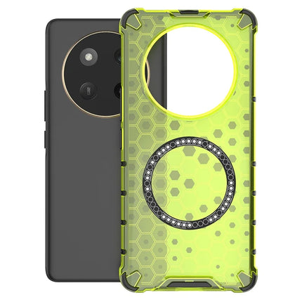 For Honor X60 Pro 5G Case Compatible with MagSafe Honeycomb Design TPU + PC Phone Cover