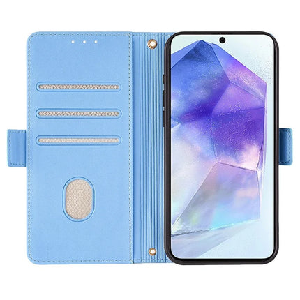 For Samsung Galaxy A36 5G Leather Wallet Case RFID Blocking Stand Cover with Hand Strap