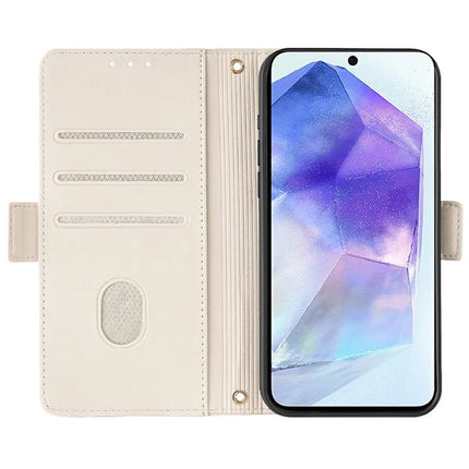 For Samsung Galaxy A36 5G Leather Wallet Case RFID Blocking Stand Cover with Hand Strap